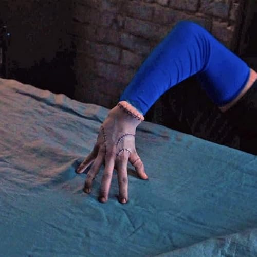 Cafele Wednesday Thing Hand Addams Family Decorations,Action Figure Hand Gothic Addams Family Figurine Latex Hand Model Funny Cosplay Photo Props,Scary Props Decorations (Thing Hand) #TOP5