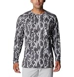 Columbia Men's Standard Super Terminal Tackle Long Sleeve Shirt, Cool Grey Bottomland, Medium