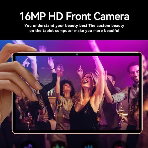 Tablet 3 em 1 com estojo/teclado/mouse/fone de ouvido, 10,1 polegadas, Android 12, 16GB de RAM + 512