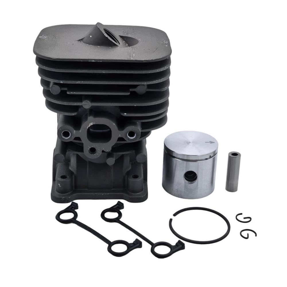 Anillos de pistón de 35 mm de alfiler compatible con 124L 125R 128R motores para piezas de repuesto de cadena de cortacésped de césped