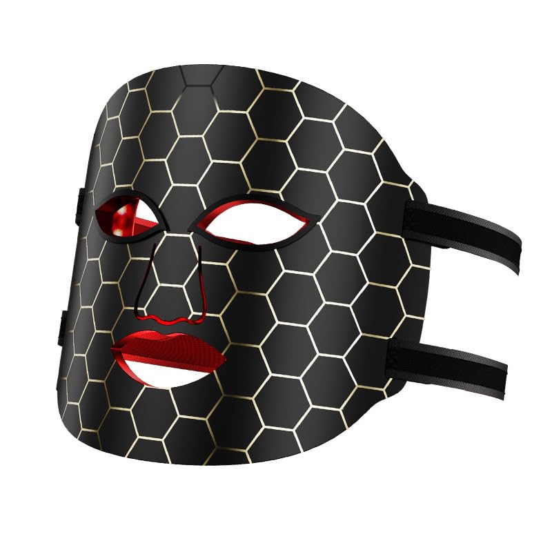 Maschera viso a LED, 7 colori, per terapia della luce anti-invecchiamento