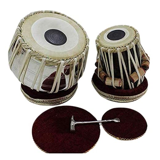 KHALSA MUSICAL Wood Dayan & still Bayan Heavy Quality with Bag with Gaddi set