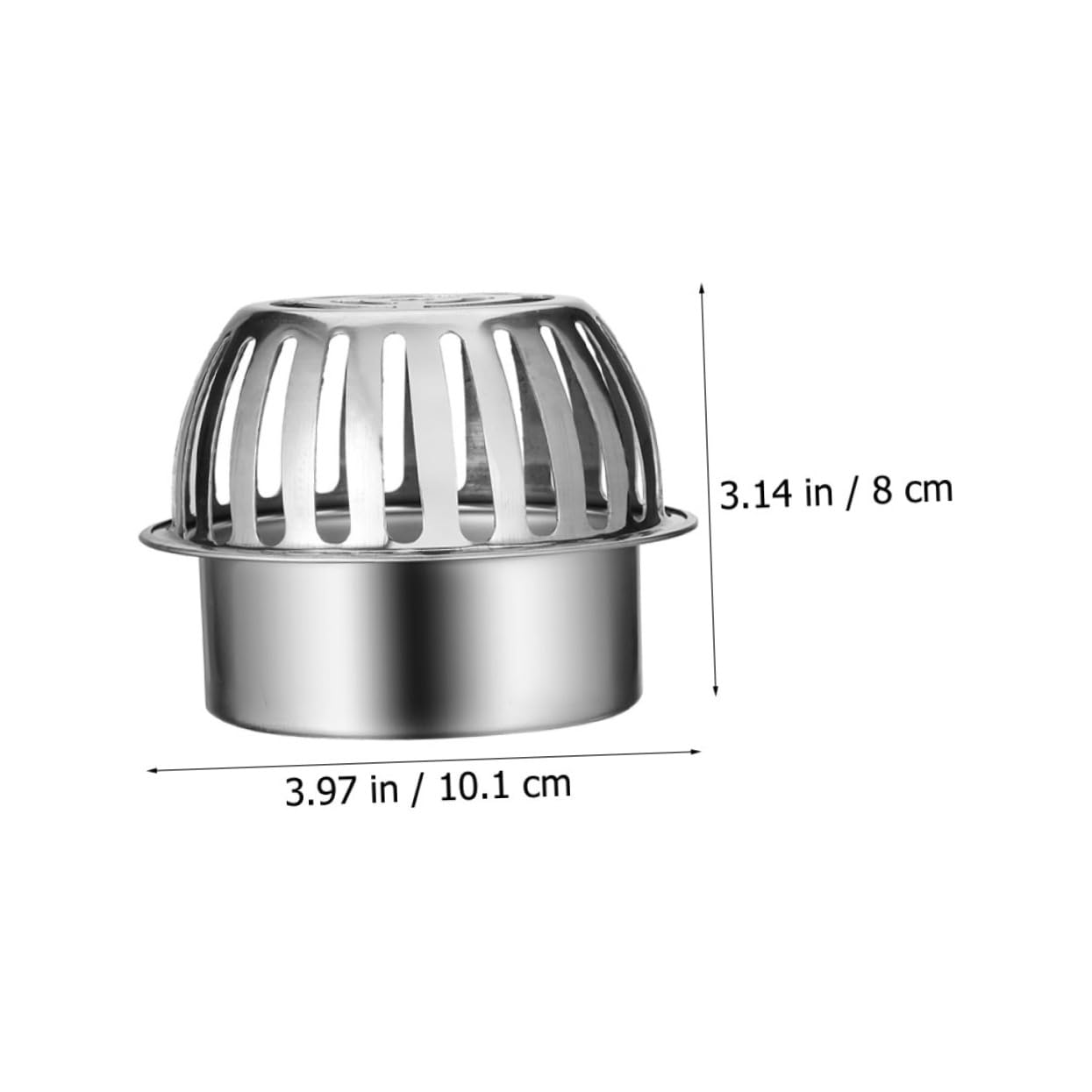 SOESFOUFU Stainless Steel Drain Cover Dome Drain Stopper for Outdoor Indoor Use Strainer for Showers Sinks and Patios Material Easy to Install