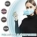 Disposable Face Mask - Pack of 50 Blue Non Woven Breathable Protective Masks with 3 Ply Layers of Shielding, Ear Loop Style