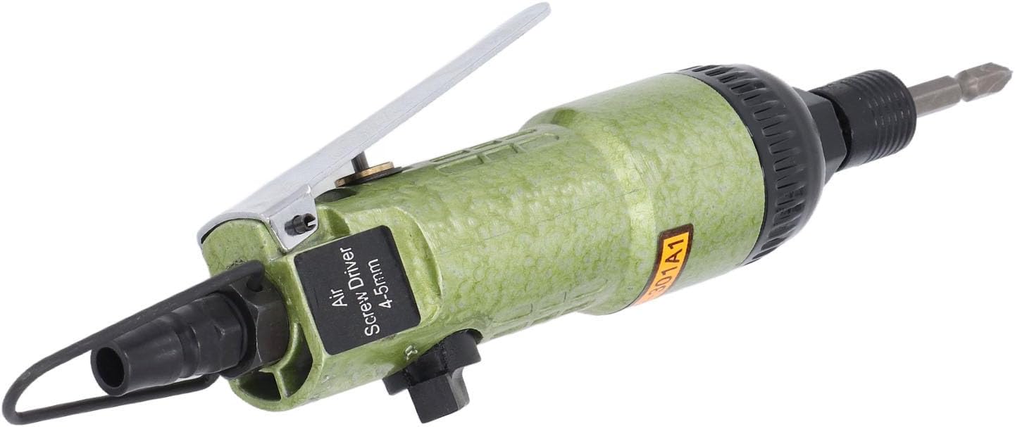 Pneumatic Screwdriver 8000RPM High Torsion Aluminum Shell Straight Air Powered Screwdriver Assembly Disassembly