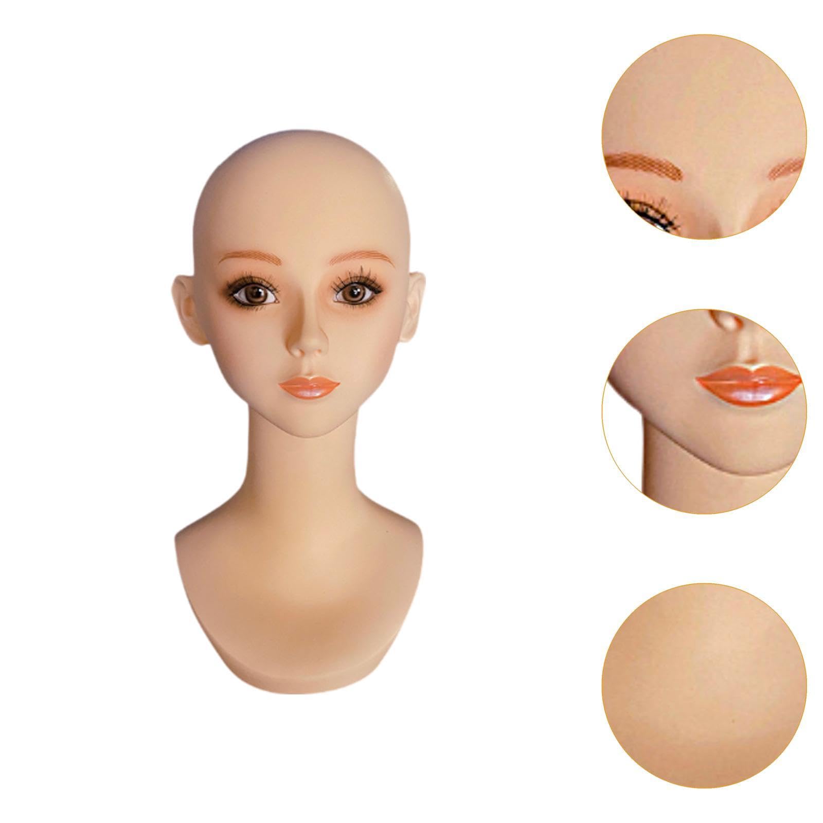 Amazon.co.jp: OIIBWQ ウィッグディスプレイ用マネキンヘッド