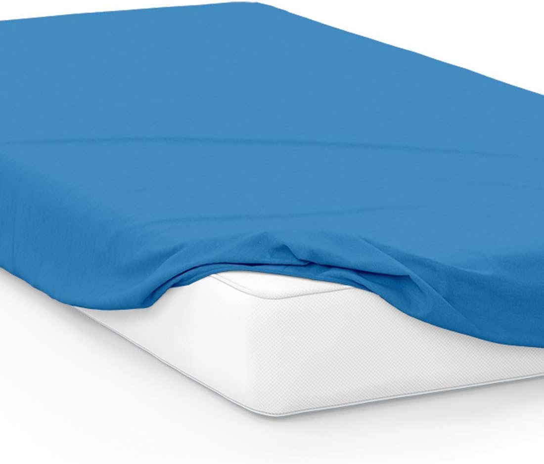 Ultra Soft Heavy 1500 Thread Count Best Egyptian Cotton 1-Piece Fitted/Bottom Sheet Only (King Size) Fits 10-12" Deep Pocket(Solid, White)