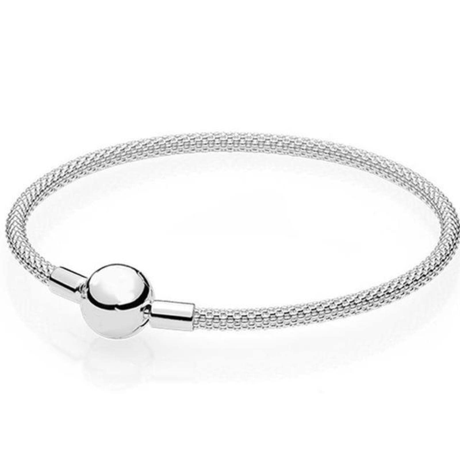 WEITING Bracciale di base con chiusura a moschettone a forma di serpente, adatto per donne e gioielli alla moda fai da te, 19 cm