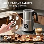 Automatic Electric Milk Frother and Steamer with Hot and Cold Foam - Image 3