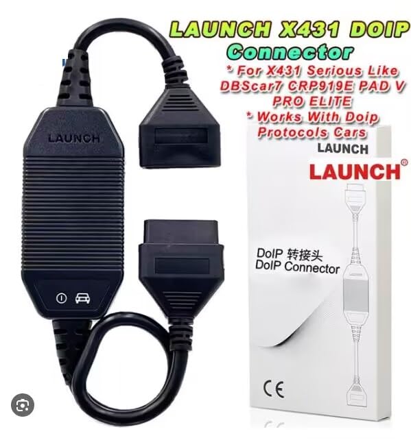 Adaptateur de connecteur DOIP X431 Lecteur de code Câble DIOP 16 broches Scanner de diagnostic de voiture pour X431 DOIP DBSCar VII DBScar7