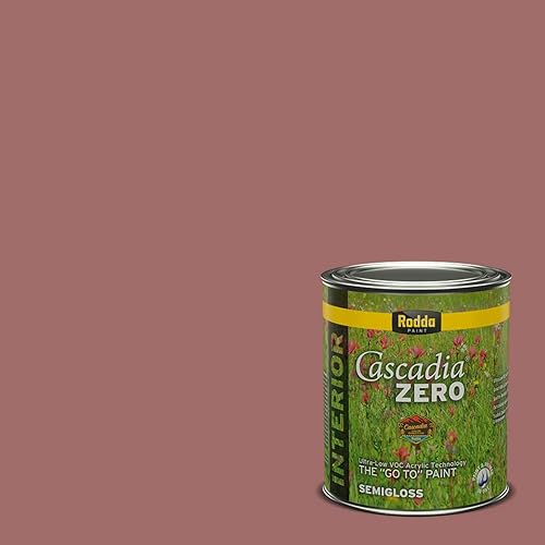 Vista 126 de Rodda Paint CASCADIA ZERO - Pintura satinada e imprimación para interiores en uno, 1 galón, Lady Flower Flor de señora