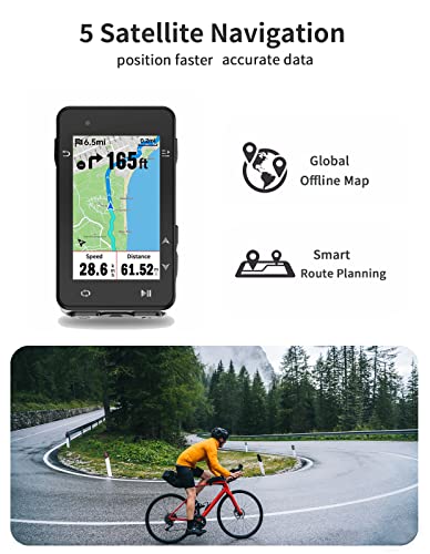 iGPSPORT iGS630 GPS Bike Computer, 2.8‘’ Map Navigation iClimb Training Function MTB Wireless Cycling Computer GPS Unit IPX7 Waterproof (iGS630 Only)