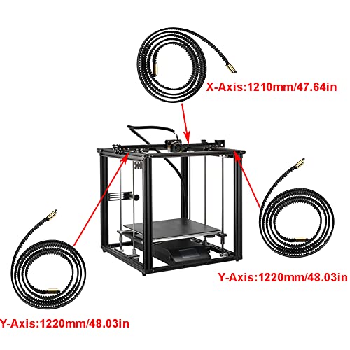 HzdaDeve Cinghia dentata aperta 2GT 6 mm per Ender...