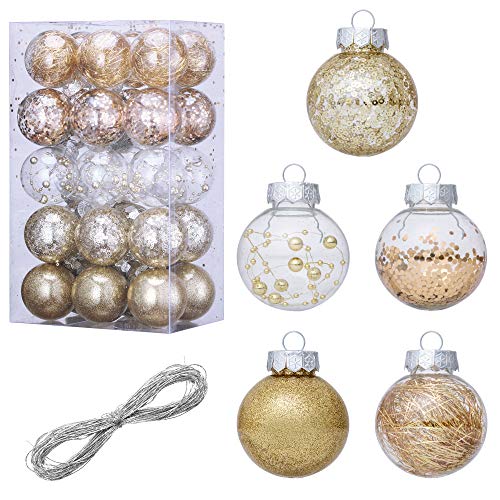 6 PZ PALLA Di Natale Grandi All'Aperto, 15Cm Palline Natalizie Rosso Verde, Giga EUR 47,99 - IT
