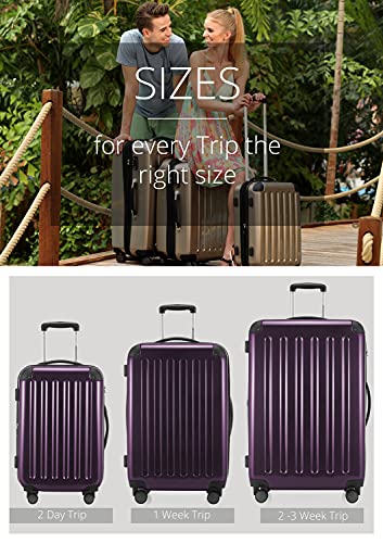 HAUPTSTADTKOFFER Alex, Luggage Suitcase Unisex, Morado, 74 Litros 65 X 41 X 26 Cm