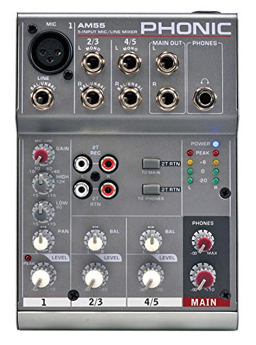 Phonic Mixer - Unpowered (AM55)