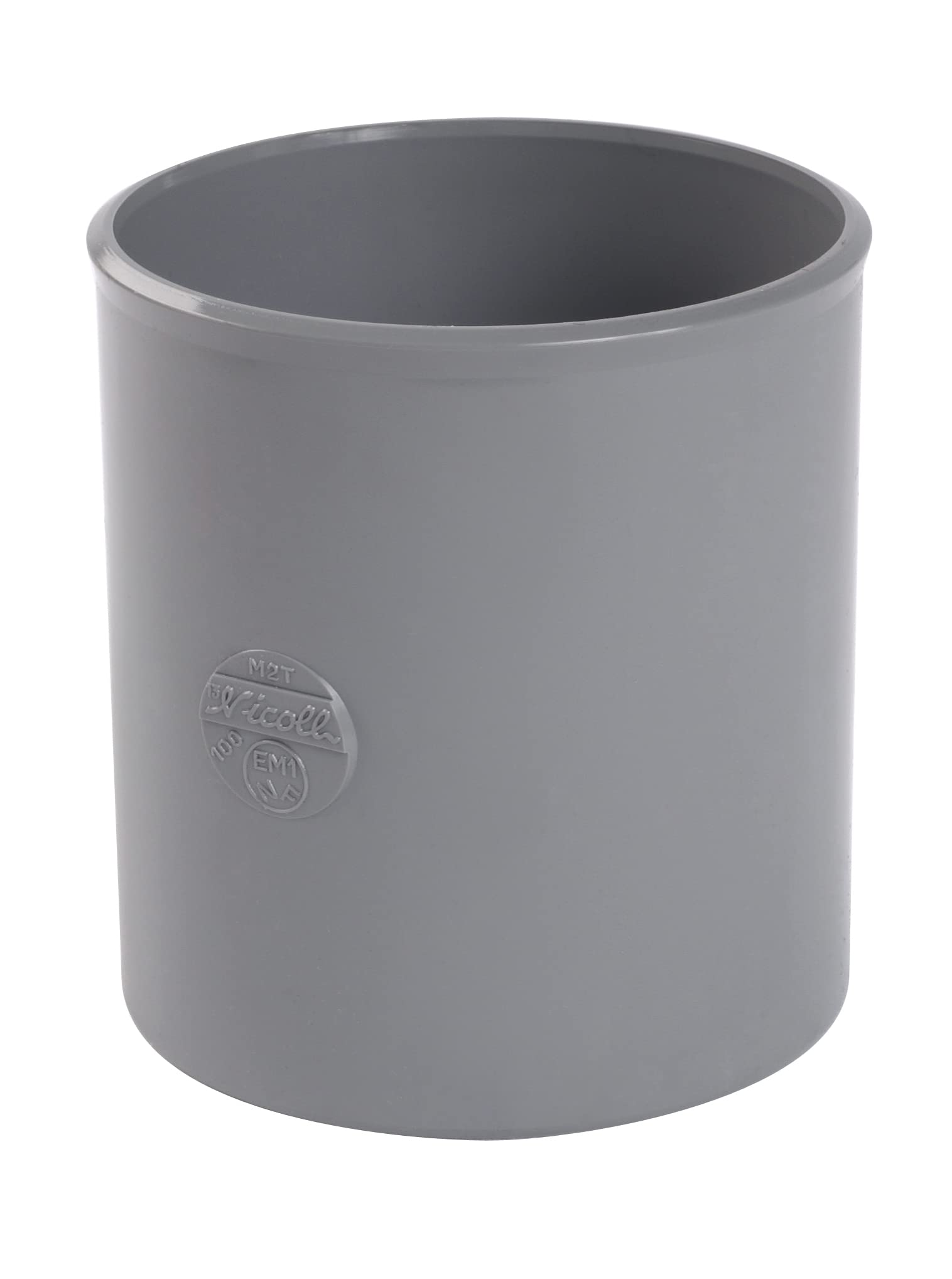 Manchon FF NICOLL PVC gris Ø 100 mm pour stockage - haute résistance - M2T