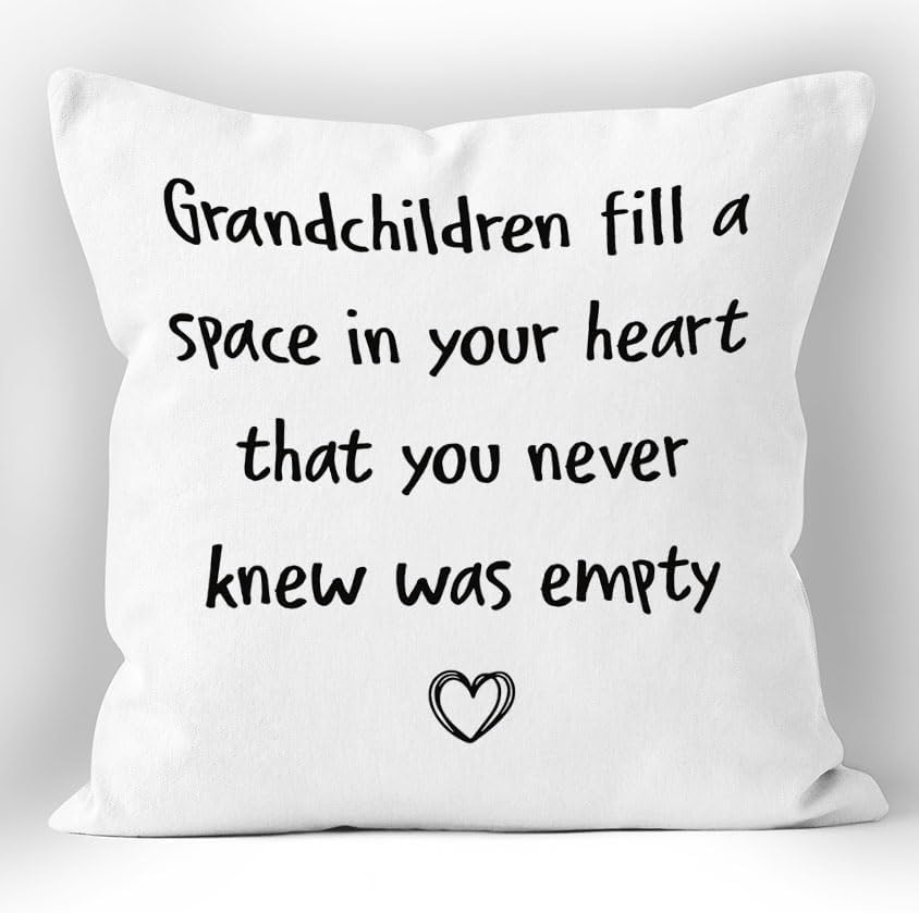 XUISWELL Grandparents Gifts Pillow Covers 18x18,Gifts for Grandparents,Grandparents Gifts from Grandkids,Grandma Grandpa Gifts from Grandchildren,Grandma Gifts,Grandpa Gifts