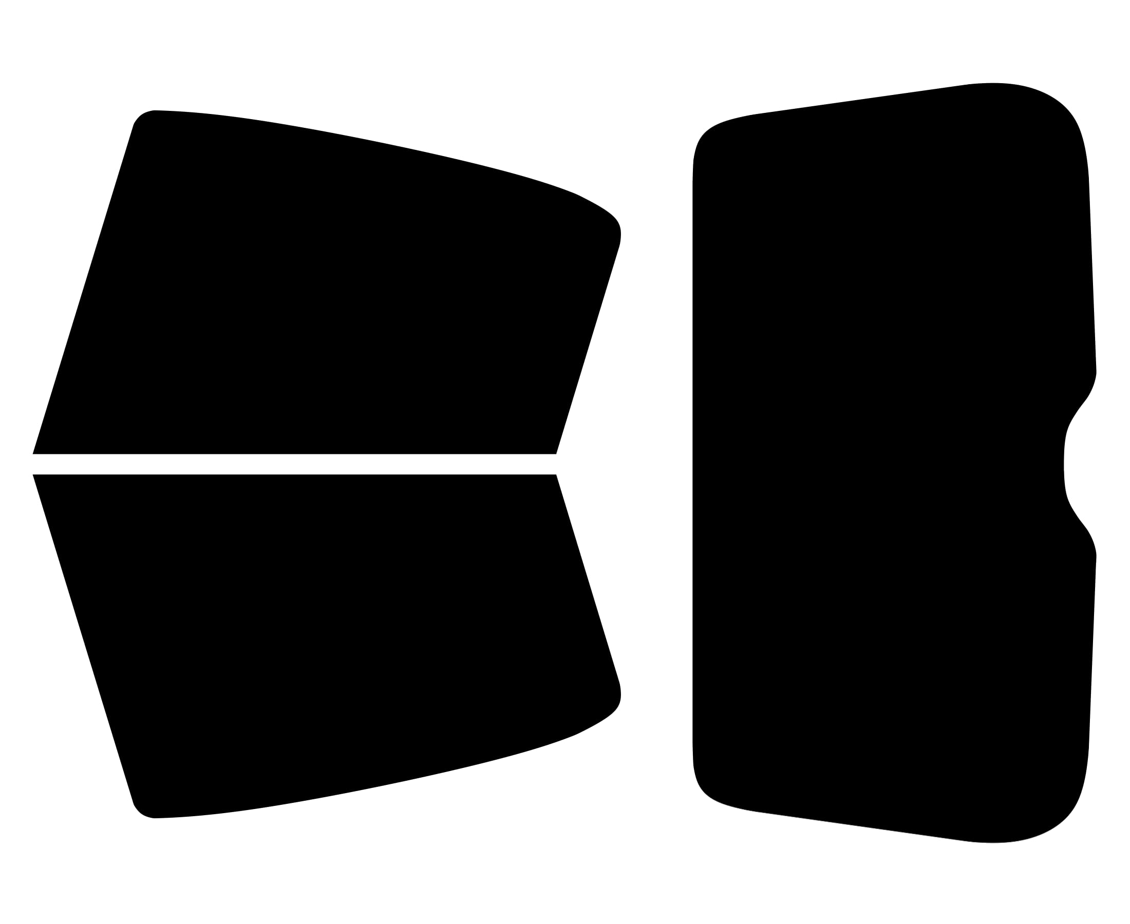 TINTCOM Film Solaire Auto Prédécoupé pour Peugeot 206 5 Portes 1999-2010 - (35% Noir Fumé Moyen) - Vitres Latérales Arrière & Lunette Arrière - Ajustement sur Mesure, Protection UV