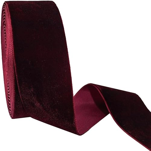 Miniatura 208 de Cinta de terciopelo para decoración, manualidades, bricolaje y caja de regalo, para bodas, Navidad y el Día de San Valentín