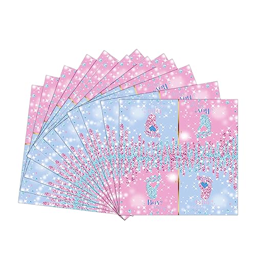 20Pcs Pink and Blue Baby Shower Gender Reveal Napkins for Baby Girl Boy,Gender Reveal Party Tableware Serviettes Napkins,Baby Reveal Paper Napkins for Girls,Boys Gender Reveal Party Table Decorations