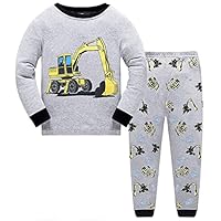 Little Hand Boys Pyjamas Dinosaur Shark Kids Pjs Toddler Clothes Set 100% Cotton Sleepwear Long Sleeve Nightwear Outfit 1-7 Years