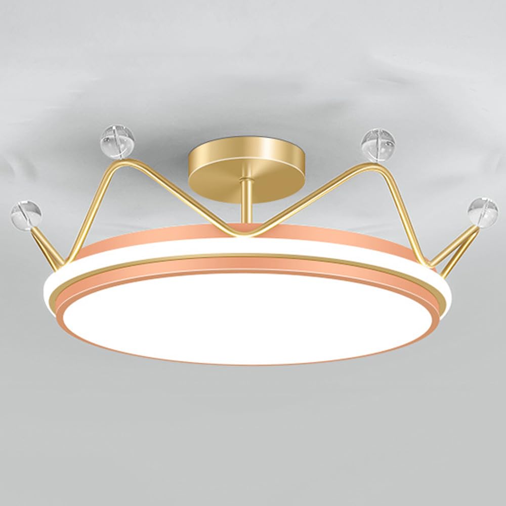SXECAEPS Modern creative chandelier Dimmable LED Ceiling Light, Creative Cartoon Acrylic Lamp With Remote, Modern Flush Mount Lighting Fixture For Boys Girls Bedroom Living Room, 24W