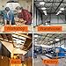 UFO LED High Bay Light 150W 5000K LED Shop Lights 22,500 LM Garage Lighting with US Hook AC100-277V ETL Listed Plug in Bright Light for Workshop Warehouse Barn Factory Gym Supermarket IP65