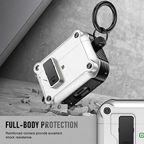 Image of Compatible with Airpods Pro 3 Case(2025),for Airpods Pro 3rd Generation Cases Cover with Keychain Cleaner Kit Soft Silicone Shockproof Cover for Women Men