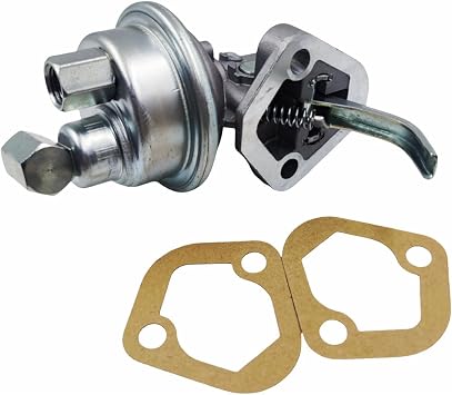 Mechanical Fuel Lift Pump with Gasket for Cummins, Dodge, Case | Fit for Cummins 4B 4BT 6B, Dodge 5.9L & Case 580K, Ford LN7000, Diesel Fuel Transfer Pump, OEM# 4983584 3970880 3966154