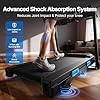 MERACH Foldable Treadmill with 15% Auto Incline, Treadmills for Home Foldable for Heavy People, 0.8-12 km/h Walking Pad Treadmill for Home & Office, Save Space, LED Display & Fitness App