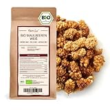 Kamelur 1kg weiße BIO Maulbeeren getrocknet und ohne Zusätze - getrocknete Maulbeeren BIO als leckere Trockenfrüchte