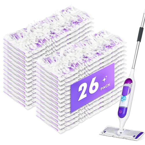 26 Pack Power Mop™ Pads Refills Compatible with Swiffer® Power Mop™, 14-Layer Thickened Multi-Surface Disposable Replacement Mop Pads, Suitable for All Kinds of Floor Cleaning