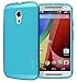 Tudia Ultra Slim Lite TPU Bumper Protective Case for Motorola Moto G 2nd Gen 2014 - Teal