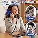 Retro Phone Handset for iPhone & Android,Retro Type-C Handset Phone-Vintage Telephone Wired Call Receiver Microphone Speaker for Modern Smartphones Cell Mobile Video Conferences,Calls,Meetings（Black)