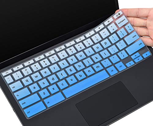 CaseBuy Keyboard Cover for HP 11a Chromebook 11a-na0010nr/na0021nr/na0030nr/na0040nr/na0050nr/na0060nr, HP Chromebook 11A G8 11.6", HP Chromebook 11a Protector Skin, Ombre Blue