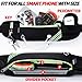 USHAKE Running Belt with Bounce-Free Pouch for iPhone and Samsung Galaxy - Ideal for Running, Walking, Cycling, and Gym Workouts Black