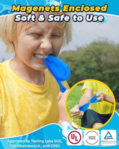 image for SCUATANBE SOPPYCID 12PCS Reusable Water Balloons - Quick Fill Water Ba