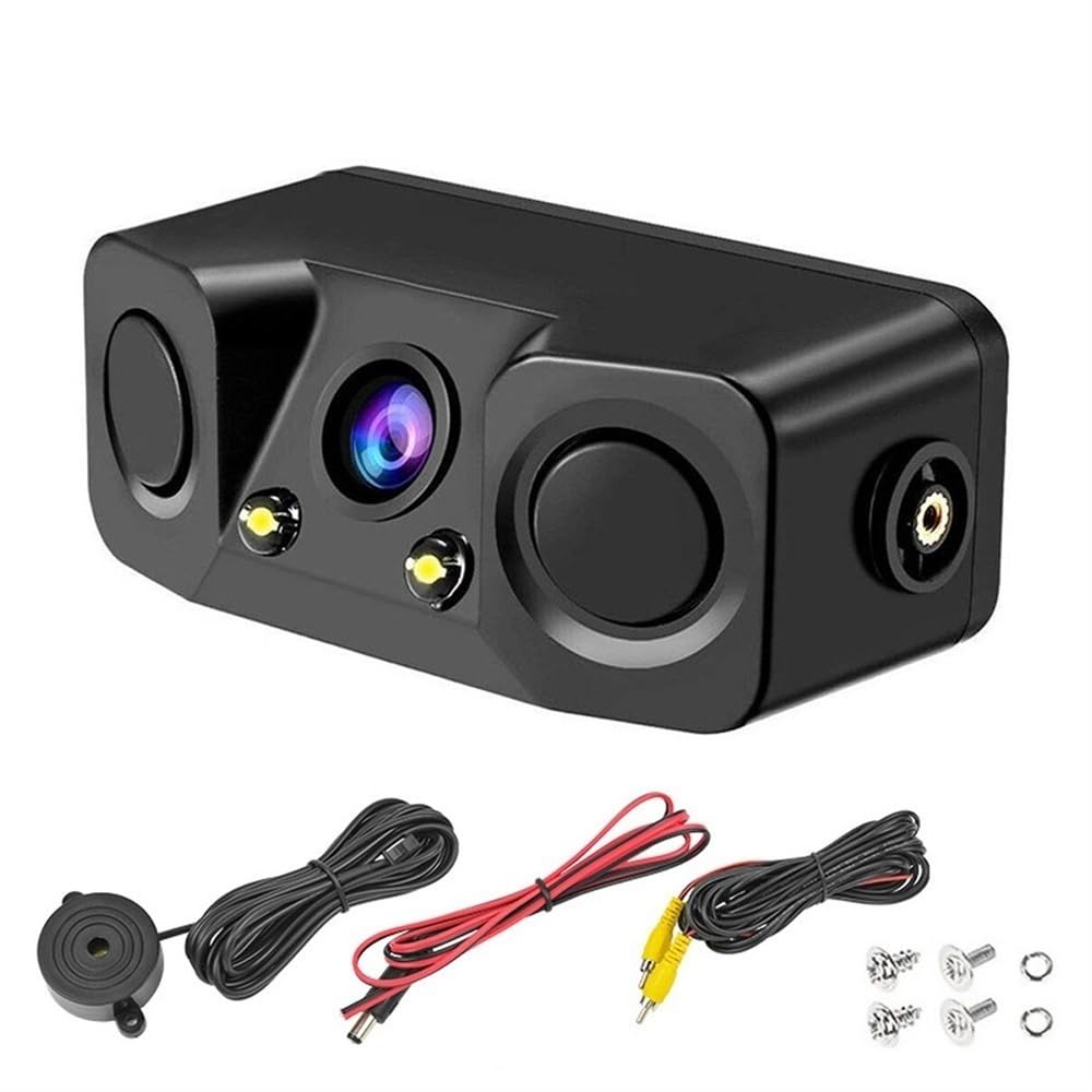 Sensore parcheggio PDC Kit sensore radar retromarcia per auto Visione notturna per auto Telecamera per retromarcia Sensore parcheggio con trasmettitore e ricevitore Radar Cam