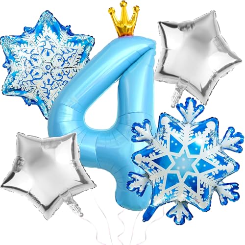 Frozen 4th Birthday Party Decorations Balloon, 40