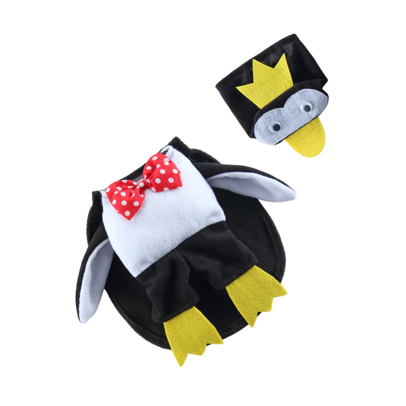 Costume original pingouin pour animaux de compagnie cape sans stress