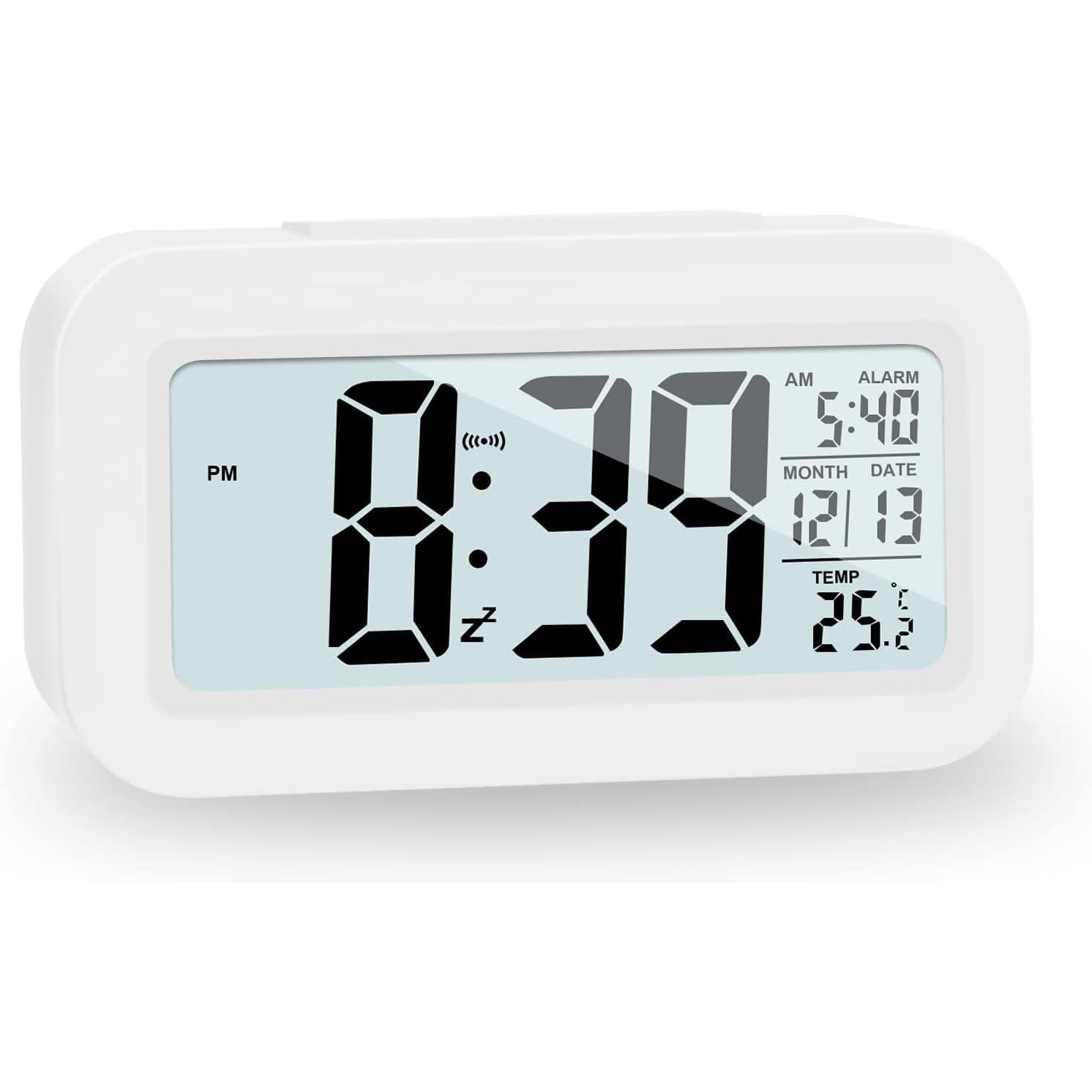 Compact Battery-Operated Travel Alarm Clock