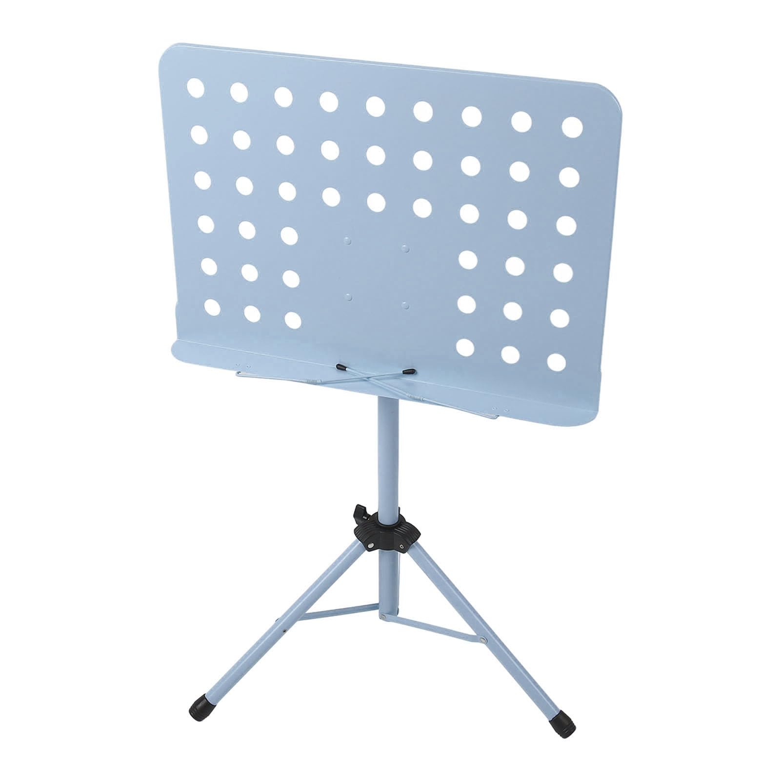 Pongnas Atril para Partituras, Altura Ajustable, Multifuncional, Estructura Estable, Robusta, Atril para Partituras Orquestales, Diseño Plegable, ABS y Metal para Orquestas (ABS+metal 3)