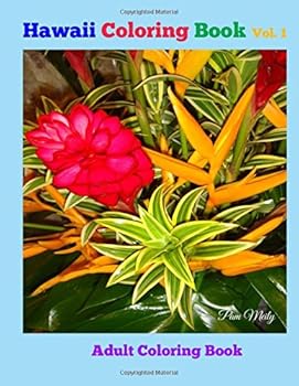 Paperback Hawaii Coloring Book Vol. 1: Adult Coloring Book