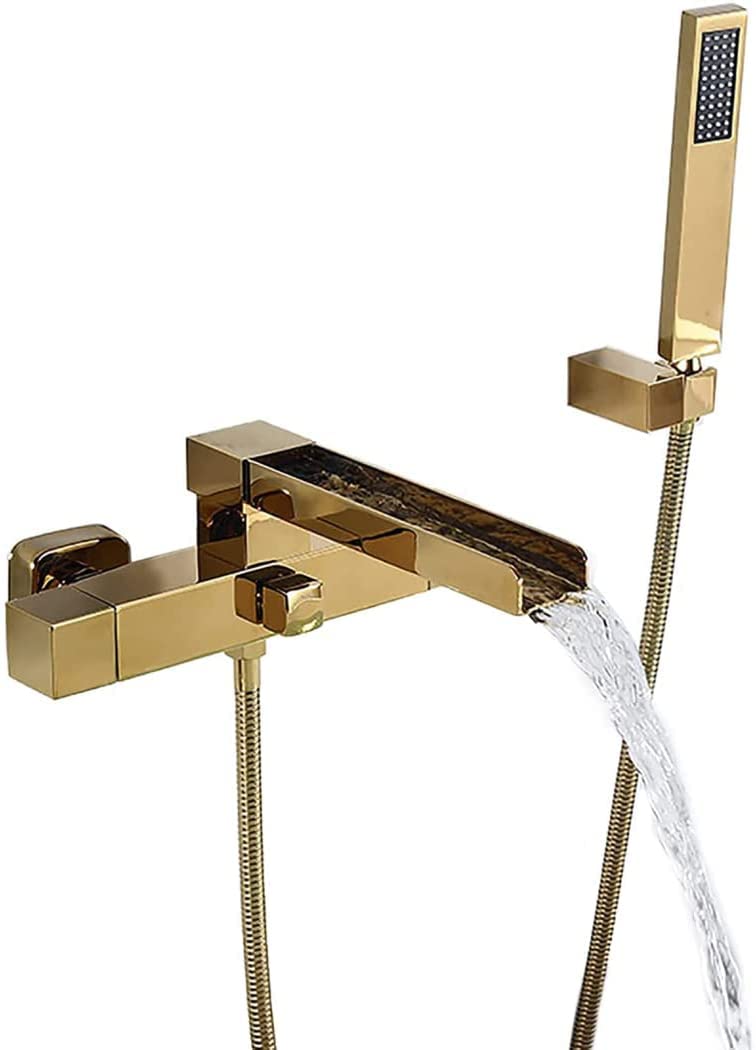 Mitigeur de baignoire cascade anti-calcaire en laiton contre les fuites