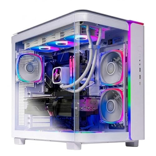 Image of Skytech Gaming King 95 Desktop PC, Ryzen 7 7700X 4.5 GHz (5.4GHz), NVIDIA RTX 5070 Ti 16GB, 2TB Gen4 NVMe SSD, 32GB DDR5 RAM 6000 RGB, 850W Gold ATX 3 PSU, 360mm ARGB AIO, Wi-Fi, Win 11