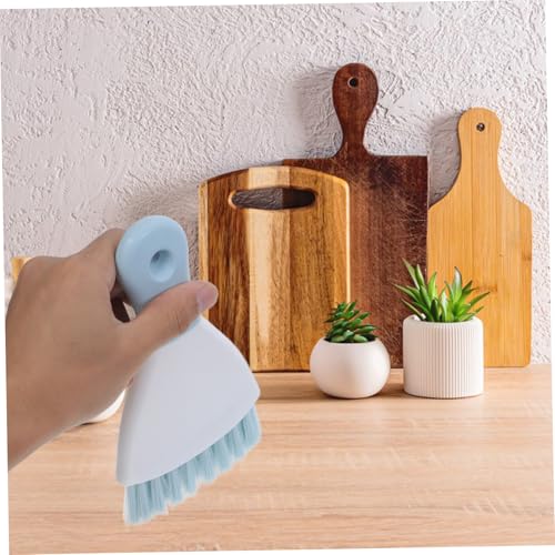 Amosfun Ergonomisches Kehrschaufel- und Besenset für Den Schreibtisch Mini-reinigungsset 4-teilig Besen und Kehrschaufel für Das Home-Office Auto und Wohnheim – Bild 5