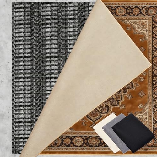 Tapis antidérapant pour tapis 160x230 noir lavable taille personnalisable