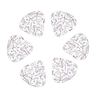 Lot de 12 médiators en forme de licorne pour guitare électrique et basse dans une boîte - Les Beatles, Paul McCartney, John Lennon, RIngo Starr, George Harrison Lot de 12 médiators en forme de licorne pour guitare électrique et basse dans une boîte – Image 2