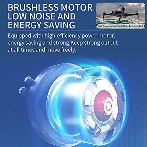 Ficha técnica Mini Drone con 4K UHD Camera 1000m Control Range 22 Mins Flight Time WiFi FPV Drones Quadcopter con Brushless Motor 2 Batteries - Fernando Cortés